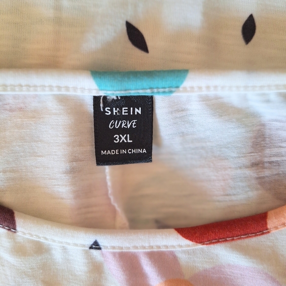 Daisy boho flounce babydoll top blouse sz 3XL NWOT *D5 - Picture 3 of 8